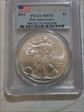 2011 $1 Eagle-25th Anniversary First Strike MS70