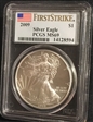 2009 $1 Silver Eagle First Strike MS69