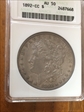 1892-CC $1 AU50