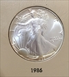 1986 $1 Silver Eagle MS65