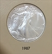 1987 $1 Silver Eagle MS65