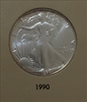 1990 $1 Silver Eagle MS65
