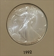 1992 $1 Silver Eagle MS65