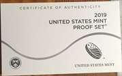 2019-S Mint Proof Set 1C-$1, 10 piece 