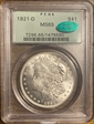 1921-D $1 MS65