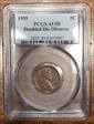 1955 1C Doubled Die Obverse AU50BN