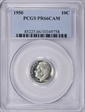 1950 10C PR66CAM