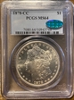 1878-CC $1 MS64