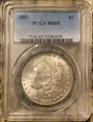 1883 $1 MS65