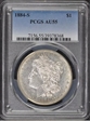 1884-S $1 AU55