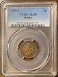 1909-S 1C Indian AU50BN