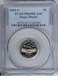 2004-S 5C Peace Medal PR69DCAM