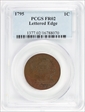 1795 1C Lettered Edge FR2BN