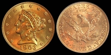 1907-D $5 MS63