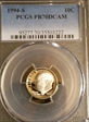 1994-S 10C PR70DCAM