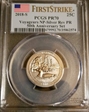 2018-S 25C Voyageurs NP-Silver Rev PR 50th Anniversary Set First Strike PR70