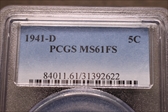 1941-D 5C MS61FS