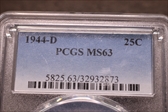 1944-D 25C MS63