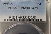 1995-S 5C PR69DCAM