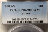 2003-S 50C Silver PR69DCAM