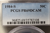 1984-S 50C PR69DCAM