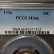 1956 25C MS66