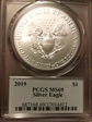 2019 $1 Silver Eagle MS69