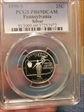 1999-S 25C Pennsylvania Silver PR69DCAM