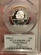 2006-S 25C North Dakota Silver PR69DCAM