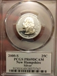 2000-S 25C New Hampshire Silver PR69DCAM