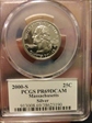 2000-S 25C Massachusetts Silver PR69DCAM