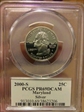 2000-S 25C Maryland Silver PR69DCAM