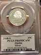 2008-S 25C Alaska Silver PR69DCAM