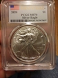 2020 $1 Silver Eagle First Strike MS70