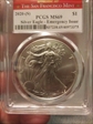 2020-(S) $1 Silver Eagle - Emergency Issue Struck at San Francisco MS69