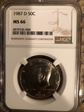 1987 D 50C JFK MS66