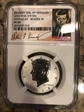2014 W 50C Reverse Proof Kennedy Half Dollar  PF69