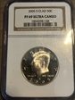 2005-S Clad 50C Kennedy  PF 69 UCAM