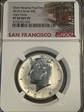 2018-S Silver Rev Pf Light Finish 50C Kennedy  PF 69