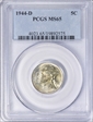 1944-D 5C MS65