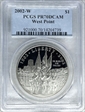 2002-W $1 West Point PR70DCAM