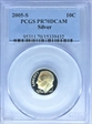 2005-S 10C Silver PR70DCAM