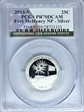 2013-S 25C Fort McHenry NP - Silver PR70DCAM
