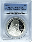 2006-P $1 Franklin-Founding Father PR70DCAM