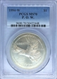 1994-W $1 P. O. W. MS70