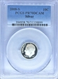 2008-S 10C Silver PR70DCAM
