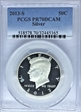 2013-S 50C Silver PR70DCAM