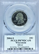 2004-S 25C Wisconsin Silver PR70DCAM