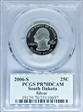 2006-S 25C South Dakota Silver PR70DCAM