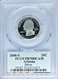 2008-S 25C Arizona Silver PR70DCAM